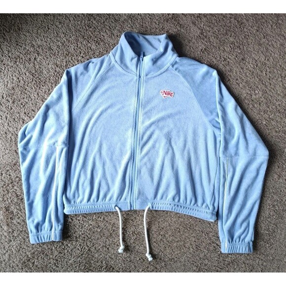 Nike Femme Terry Track Suit Women's Medium Purple Embroidered - Picture 4 of 14